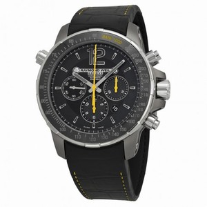 Raymond Weil Nabucco Automatic Chronograph Black Dial Black Rubber Men's Watch 7850-TIR-05207