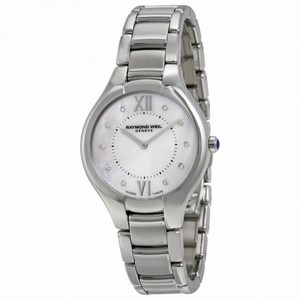 Raymond Weil Noemia Mother of Pearl Diamond Dial Stainless Steel Ladies Watch 5132-ST-00985