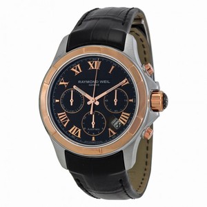 Raymond Weil Parsifal Steel and 18K Pink Gold Chronograph Automatic Men's Watch 7260-SC5-00208