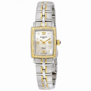Raymond Weil Parsifal Mother of Pearl Two Tone Ladies Watch 9740-STS-00995