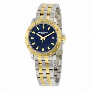 Raymond Weil Tango Blue Dial Two-tone Men's Watch 5599-STP-50001