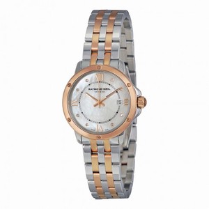 Raymond Weil Tango Mother of Pearl Diamond Dial Two Tone Stainless Steel Ladies Watch 5391-SP5-00995