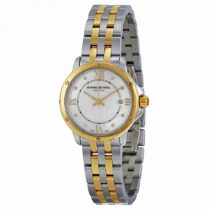Raymond Weil Tango Mother of Pearl Diamond Dial Two-tone Stainless Steel Ladies Watch 5391-STP-00995