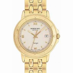 Raymond Weil Tango Mother of Pearl Gold-plated Watch 5560-P-00828