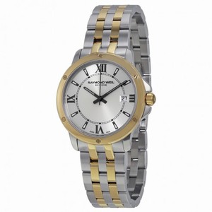 Raymond Weil Tango Silver Dial Two Tone Stainless Steel Men's Watch 5591-STP-00657