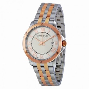 Raymond Weil Tango Silver White Dial Two-tone Men's Watch