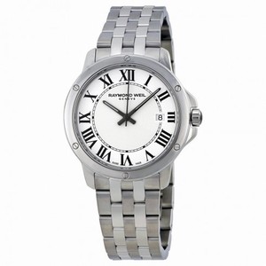 Raymond Weil Tango White Dial Stainless Steel Men's Watch 5591-ST-00300