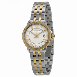 Raymond Weil Tango White Dial Two Tone Stainless Steel Ladies Watch 5391-STP-00308