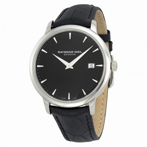 Raymond Weil Toccata Black Dial Black Leather Men's Watch RW-5488-STC-20001