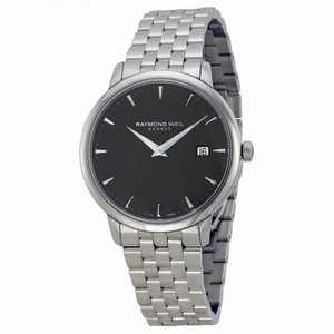 Raymond Weil Toccata Black Dial Stainless Steel Men's Watch RW-5488-ST-20001