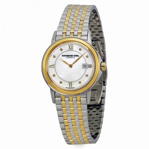 Raymond Weil Tradition Mother Of Pearl Dial Two-Tone Stainless Steel Ladies Watch 5966-STP-00995