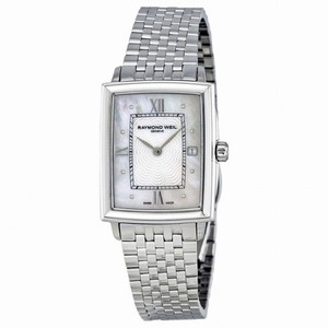 Raymond Weil Tradition Slim Mother of Pearl Steel Ladies Watch 5956-ST-00915
