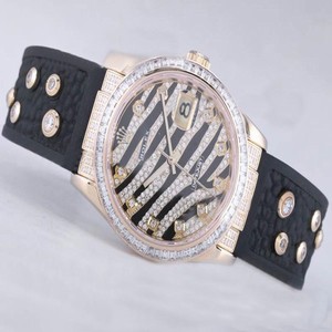 Rolex 2009 Collection Royal Pink 116185 BBR 18K Gold Case 37mm Mens Watch