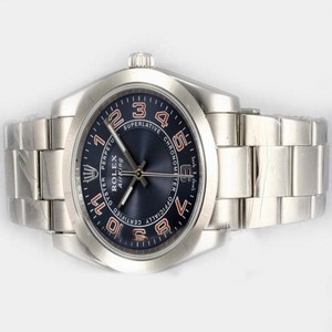 Rolex Air-King 114200 Mens Silver Stainless Steel Strap Watch
