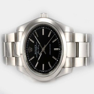 Rolex Air-King 116233 Silver Stainless Steel Strap Round Mens Watch