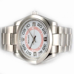 Rolex Air-King 116233 Silver Stainless Steel Strap Round White Dial Watch
