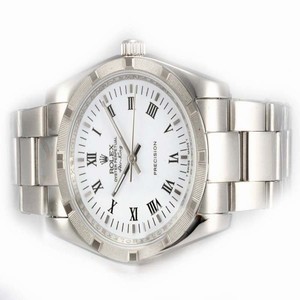 Rolex Air-King 14000M White Dial Man:36mm / Lady:26mm Silver Stainless Steel Strap Watch