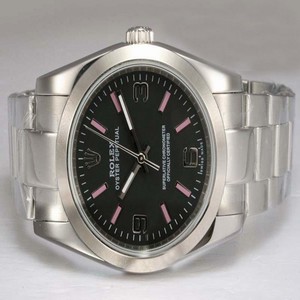 Rolex Air-King 16200 Black Dial Stainless Steel Case Round Watch