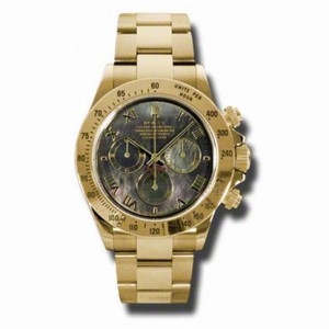 Rolex Cosmograph Daytona Mother of Pearl Chronograph 18k Yellow Gold Men's Watch116528BKMRO