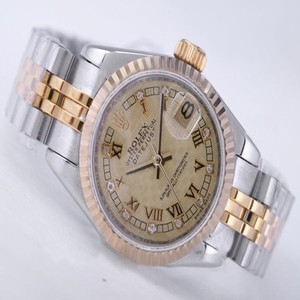 Rolex Datejust 116231 Yellow Dial Stainless Steel Case 26mm Watch