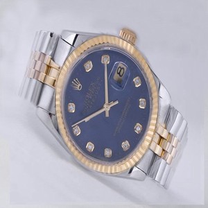 Rolex Datejust 116233 Automatic Blue Dial Stainless Steel with Rose Gold Bezel Watch