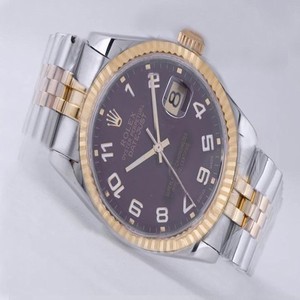 Rolex Datejust 116233 Automatic Stainless Steel with Rose Gold Bezel Purple Dial Watch