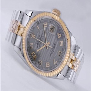 Rolex Datejust 116233 Round Grey Dial Stainless Steel Case Watch