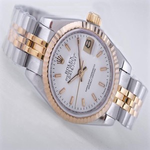 Rolex Datejust 116233 Round Stainless Steel Case White Dial Watch