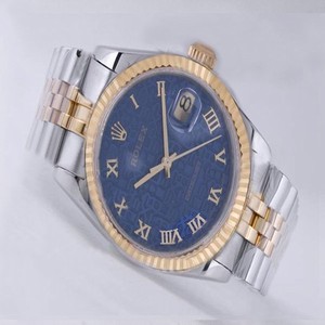 Rolex Datejust 116233 Stainless Steel with 18k Gold Bezel Blue Dial Automatic Watch