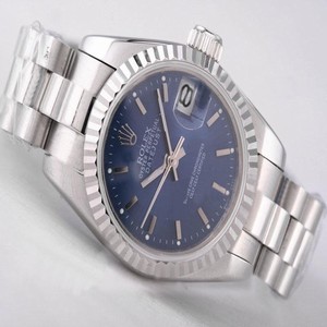 Rolex Datejust 116234BLDJ Womens Stainless Steel Case Stainless Steel Bezel Watch