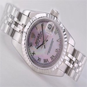 Rolex Datejust 116234WR Silver Stainless Steel Strap 26mm Pink Dial Watch