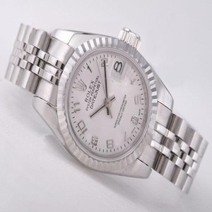 Rolex Datejust 116234WR White Dial 26mm Silver Stainless Steel Strap Watch