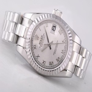 Rolex Datejust 116234WR White Dial Round Silver Stainless Steel Strap Watch