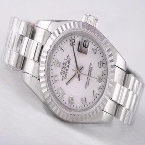 Rolex Datejust 116234WR Womens Round Silver Stainless Steel Strap Watch