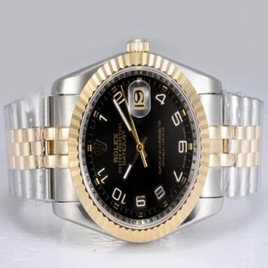 Rolex Datejust 118205 Automatic Stainless Steel with 18k Gold Bezel Mens Watch