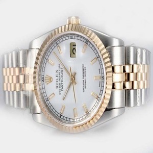 Rolex Datejust 118239 Stainless Steel Case Round Gold Dial Watch