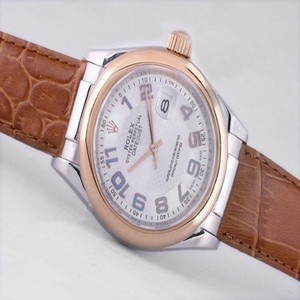 Rolex Datejust 1600 39mm Stainless Steel Case White Dial Watch