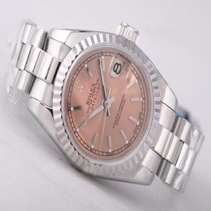Rolex Datejust 16030 Round Brown Stainless Steel Strap Watch