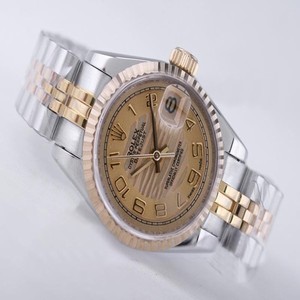 Rolex Datejust 16030 Stainless Steel with 18k Gold Bezel Stainless Steel Case Watch