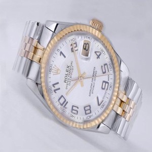 Rolex Datejust 16233 Automatic Mens Stainless Steel with 18k Gold Bezel Watch