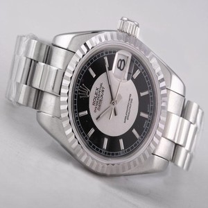 Rolex Datejust 16234 26mm Stainless Steel Case Black Dial Watch