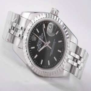 Rolex Datejust 16234 Silver Stainless Steel Strap Womens 26mm Watch