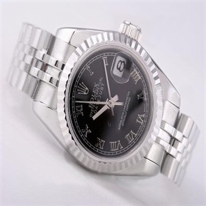 Rolex Datejust 16234 Stainless Steel Case Round Womens Watch