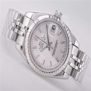 Rolex Datejust 16234 White Dial Automatic Stainless Steel Bezel Watch