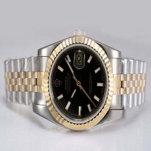Rolex Datejust 1630 Stainless Steel with 18k Gold Bezel Midsize Watch