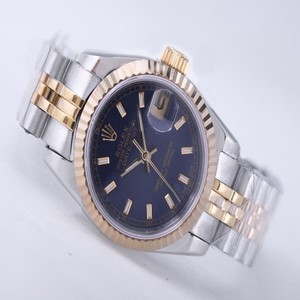 Rolex Datejust 178271 Womens 26mm Silver 18k Gold Strap Watch