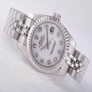 Rolex Datejust 178279 Silver Stainless Steel Strap Round White Dial Watch