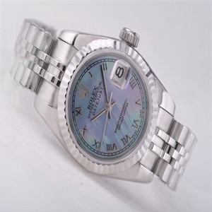Rolex Datejust 178384 Stainless Steel Bezel Silver Stainless Steel Strap Womens Watch