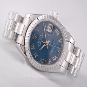 Rolex Datejust 178387 Blue Dial Stainless Steel Case Round Watch
