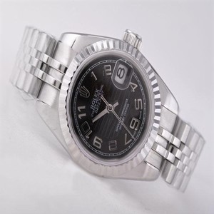 Rolex Datejust 179174 Black Dial Stainless Steel Case Round Watch
